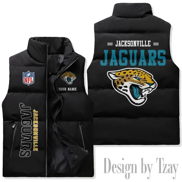Jacksonville Jaguars Sleeveless Down Puffer Vest AZSDPV076 - Image 3