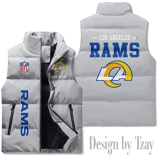 Los Angeles Rams Sleeveless Down Puffer Vest AZSDPV080