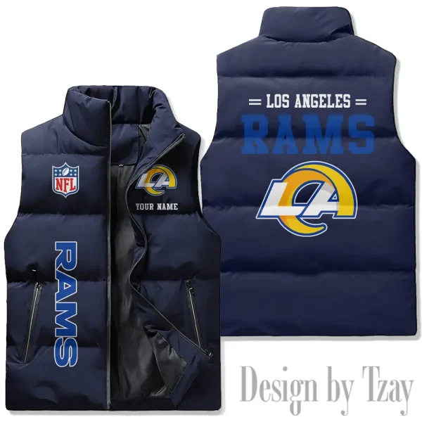 Los Angeles Rams Sleeveless Down Puffer Vest AZSDPV080 - Image 2