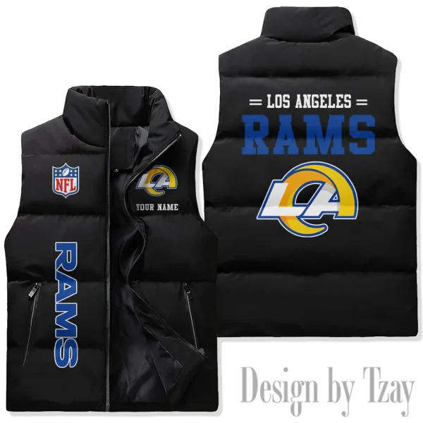 Los Angeles Rams Sleeveless Down Puffer Vest AZSDPV080 - Image 3