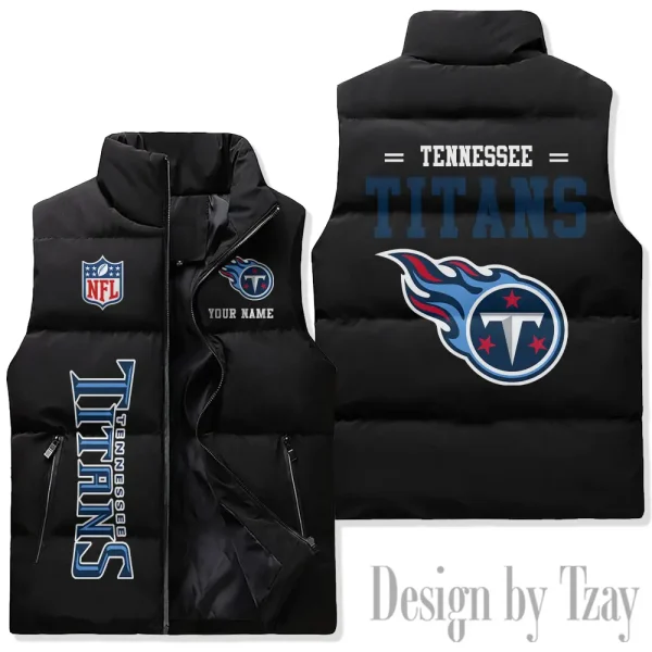 Tennessee Titans Sleeveless Down Puffer Vest AZSDPV092 - Image 2