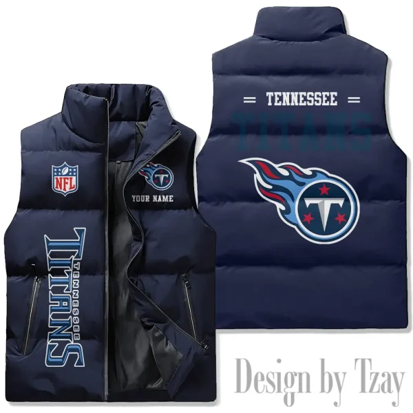 Tennessee Titans Sleeveless Down Puffer Vest AZSDPV092 - Image 3