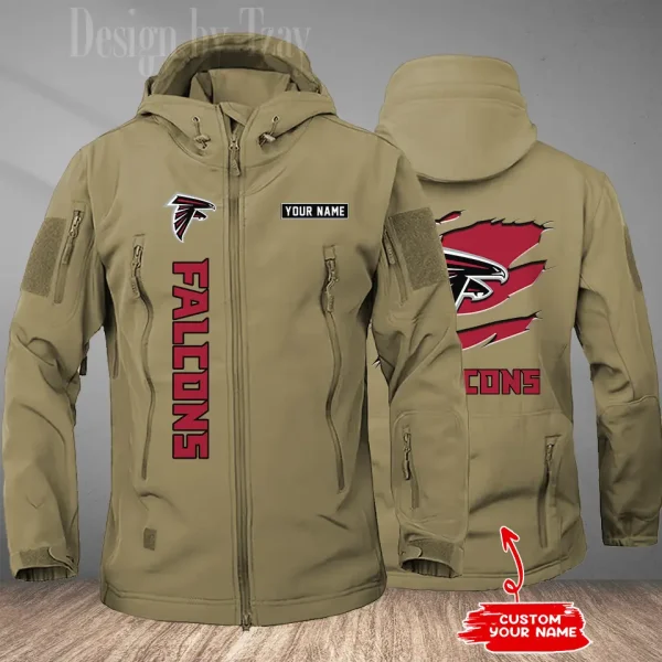 Atlanta Falcons Tactical Winter Men's Outdoor Waterproof New 2025 SPTWSMOW162 - Image 3