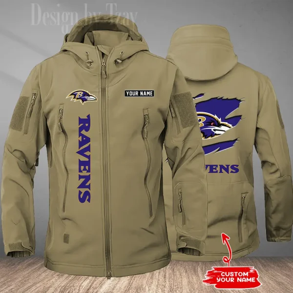 Baltimore Ravens Tactical Winter Men's Outdoor Waterproof New 2025 SPTWSMOW163 - Image 2