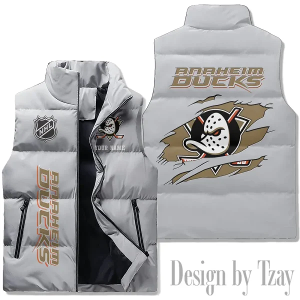 Anaheim Ducks NHL Sleeveless Down Puffer Vest AZSDPV094 - Image 2