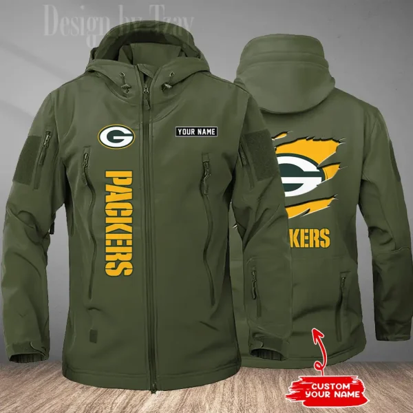 Green Bay Packers Tactical Winter Men's Outdoor Waterproof New 2025 SPTWSMOW172 - Image 2