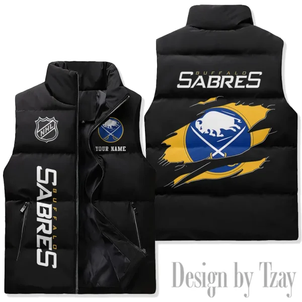 Buffalo Sabres  NHL Sleeveless Down Puffer Vest AZSDPV096