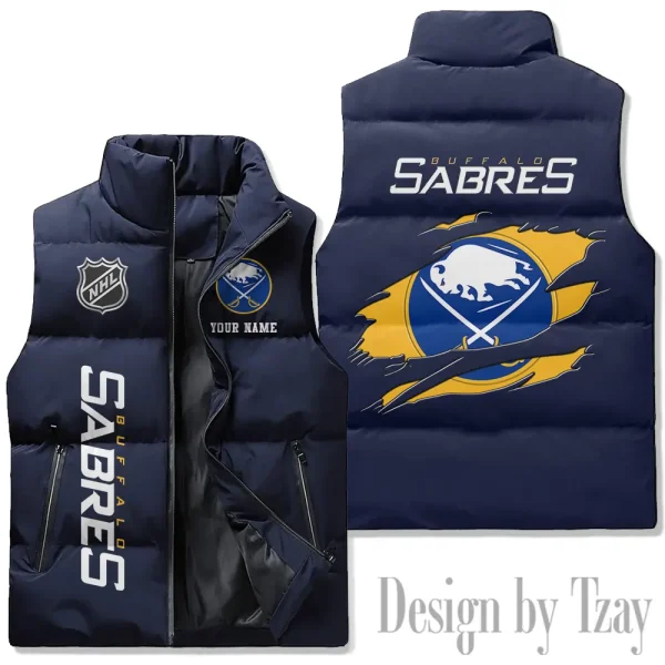 Buffalo Sabres  NHL Sleeveless Down Puffer Vest AZSDPV096 - Image 3
