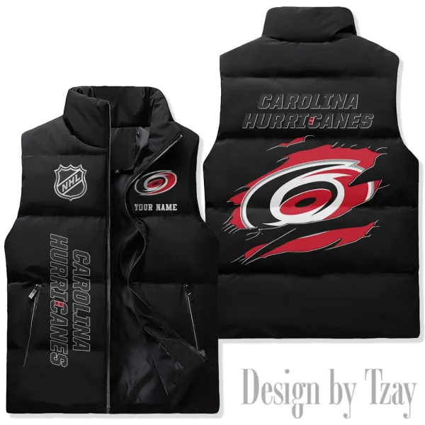 Carolina Hurricanes  NHL Sleeveless Down Puffer Vest AZSDPV098 - Image 2
