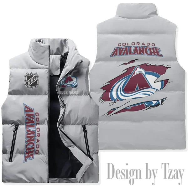 Colorado Avalanche NHL Sleeveless Down Puffer Vest AZSDPV100