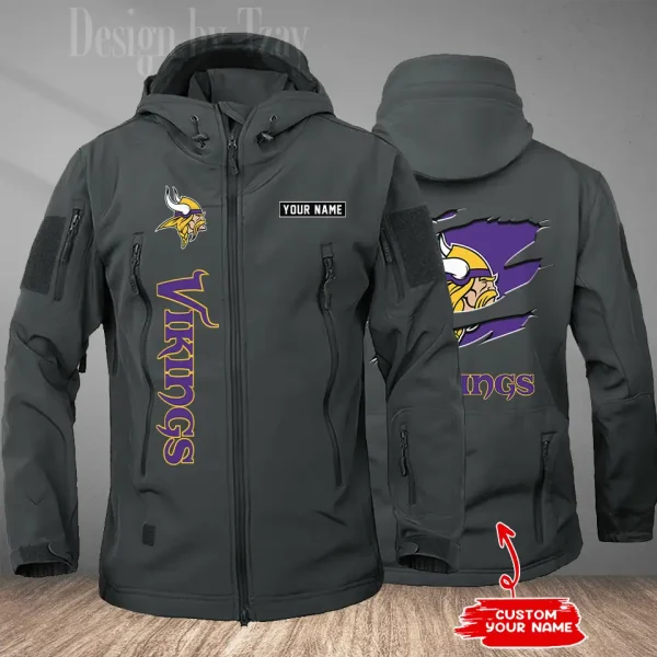 Minnesota Vikings Tactical Winter Men's Outdoor Waterproof New 2025 SPTWSMOW181 - Image 3