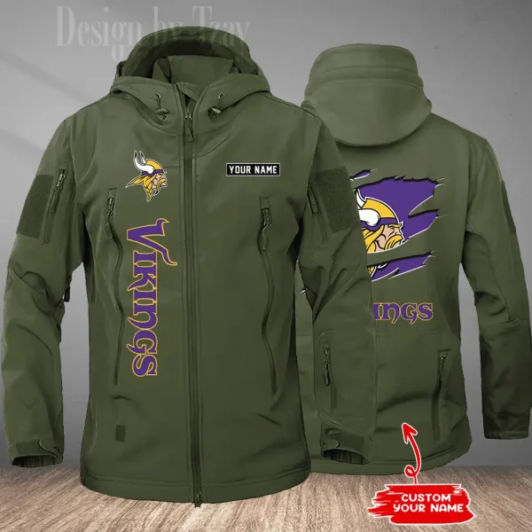 Minnesota Vikings Tactical Winter Men's Outdoor Waterproof New 2025 SPTWSMOW181 - Image 4