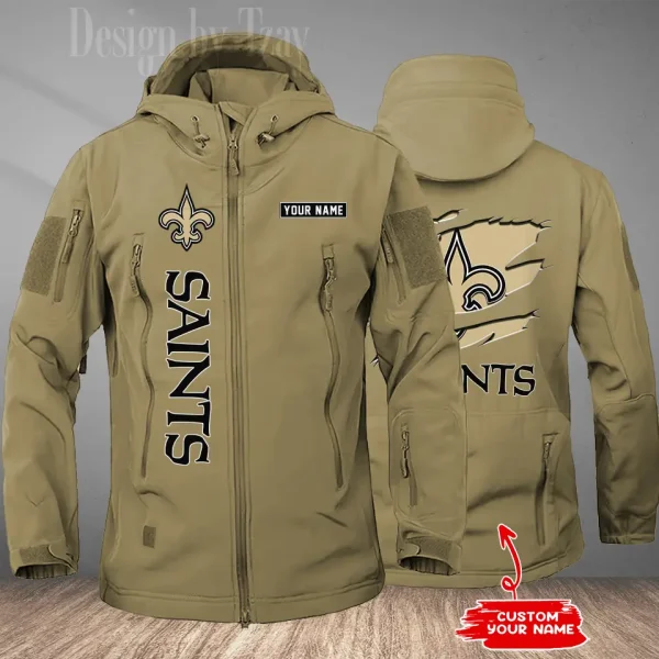 New Orleans Saints Tactical Winter Men's Outdoor Waterproof New 2025 SPTWSMOW183 - Image 2