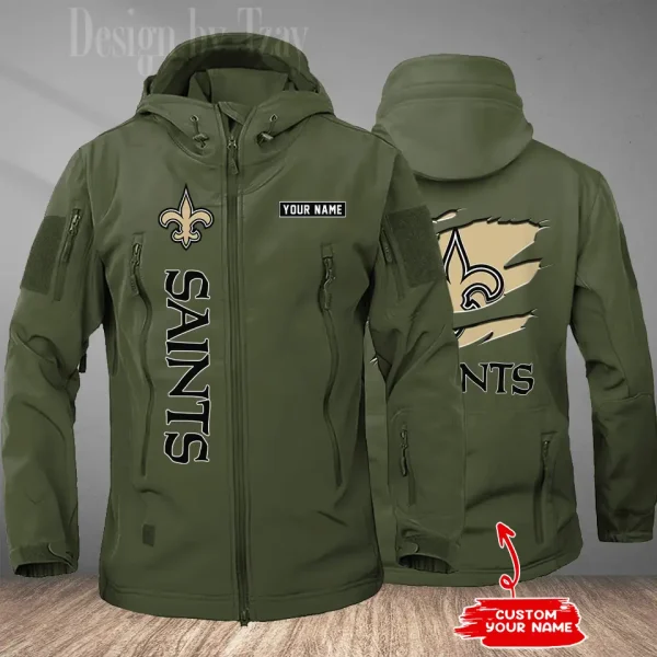 New Orleans Saints Tactical Winter Men's Outdoor Waterproof New 2025 SPTWSMOW183 - Image 4