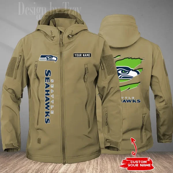 Seattle Seahawks Tactical Winter Men's Outdoor Waterproof New 2025 SPTWSMOW189 - Image 2
