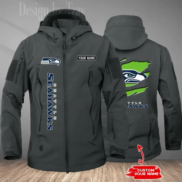 Seattle Seahawks Tactical Winter Men's Outdoor Waterproof New 2025 SPTWSMOW189 - Image 3