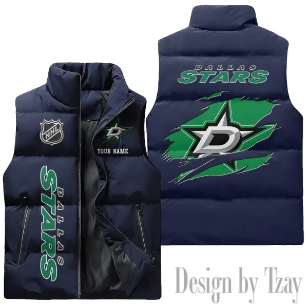 Dallas Stars NHL Sleeveless Down Puffer Vest AZSDPV102