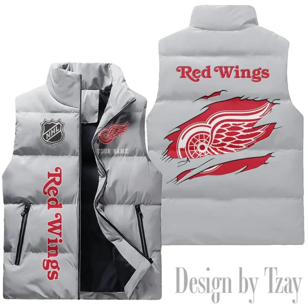 Detroit Red Wings  NHL Sleeveless Down Puffer Vest AZSDPV103