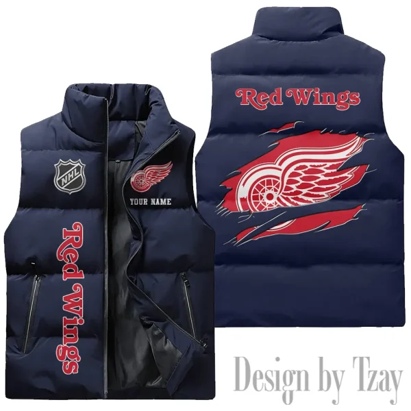 Detroit Red Wings  NHL Sleeveless Down Puffer Vest AZSDPV103 - Image 2