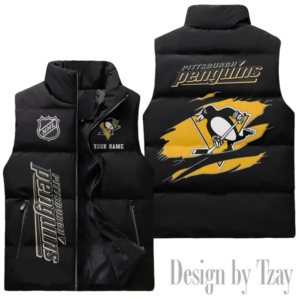 Pittsburgh Penguins NHL Sleeveless Down Puffer Vest AZSDPV115