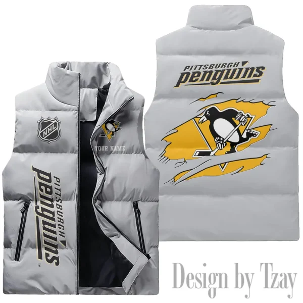 Pittsburgh Penguins NHL Sleeveless Down Puffer Vest AZSDPV115 - Image 2