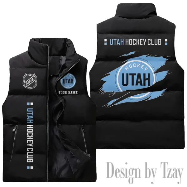 Utah Hockey Club NHL Sleeveless Down Puffer Vest AZSDPV121