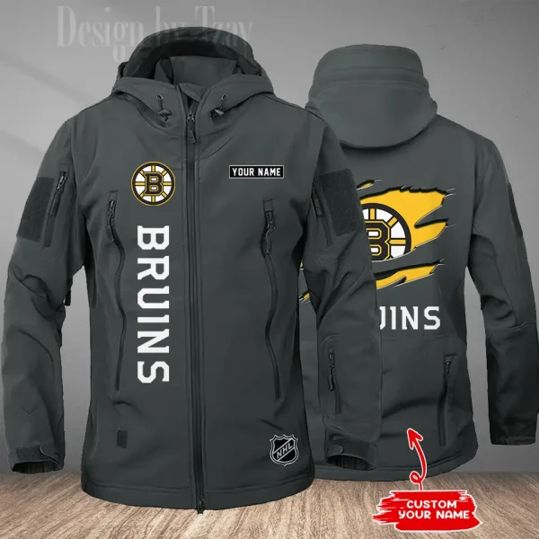 Boston Bruins Tactical Winter Men's Outdoor Waterproof New 2025 SPTWSMOW193 - Image 3
