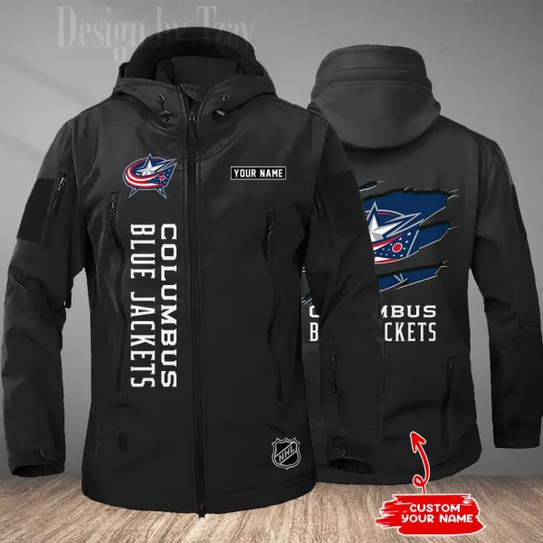 Columbus Blue Jackets Tactical Winter Men's Outdoor Waterproof New 2025 SPTWSMOW199