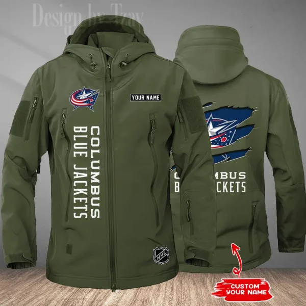 Columbus Blue Jackets Tactical Winter Men's Outdoor Waterproof New 2025 SPTWSMOW199 - Image 2