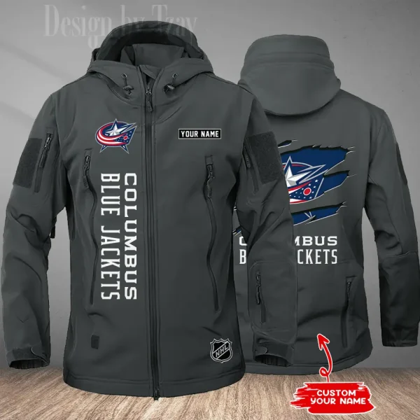 Columbus Blue Jackets Tactical Winter Men's Outdoor Waterproof New 2025 SPTWSMOW199 - Image 3