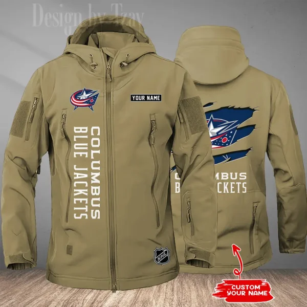 Columbus Blue Jackets Tactical Winter Men's Outdoor Waterproof New 2025 SPTWSMOW199 - Image 4