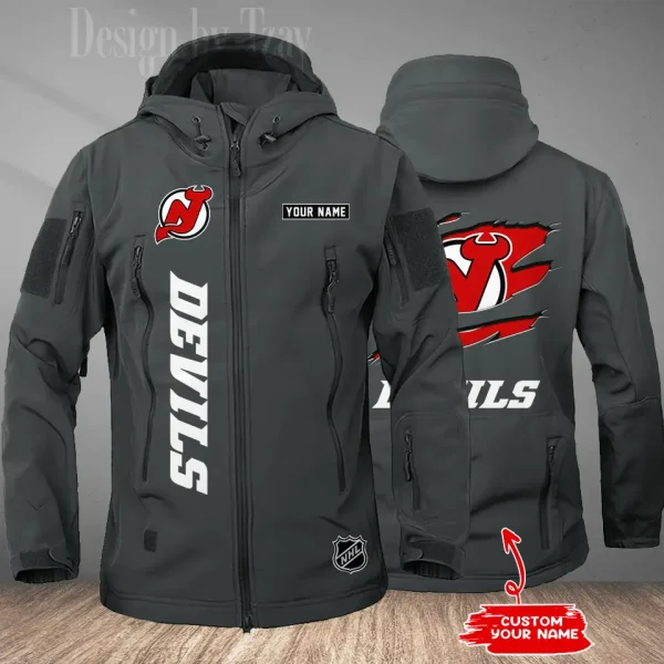 New Jersey Devils Tactical Winter Men's Outdoor Waterproof New 2025 SPTWSMOW207 - Image 4