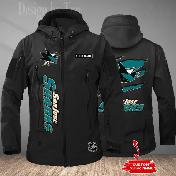 San Jose Sharks Tactical Winter Men's Outdoor Waterproof New 2025 SPTWSMOW213