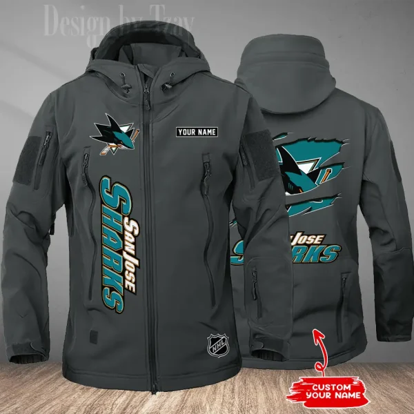 San Jose Sharks Tactical Winter Men's Outdoor Waterproof New 2025 SPTWSMOW213 - Image 4