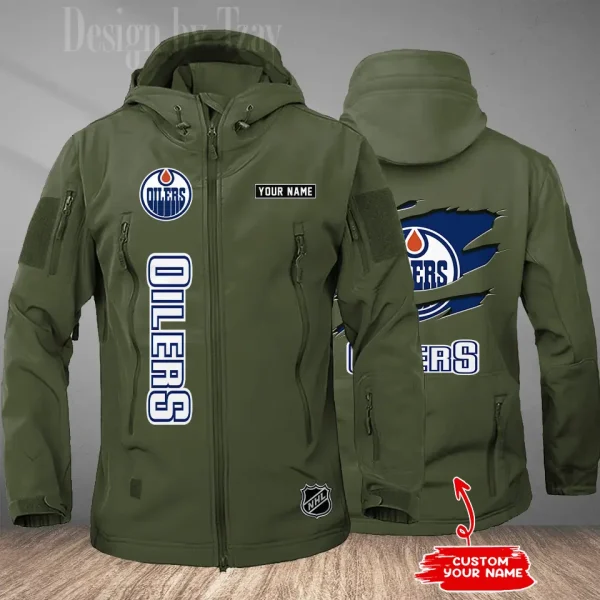 Edmonton Oilers Tactical Winter Men's Outdoor Waterproof New 2025 SPTWSMOW223 - Image 4