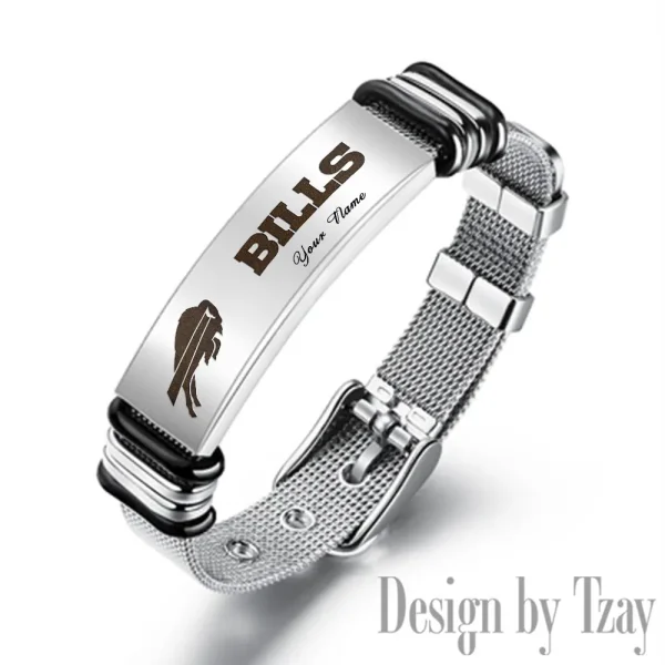 Buffalo Bills Bracelet Perfect Gift For Fans SPTSBRACELET068 - Image 2
