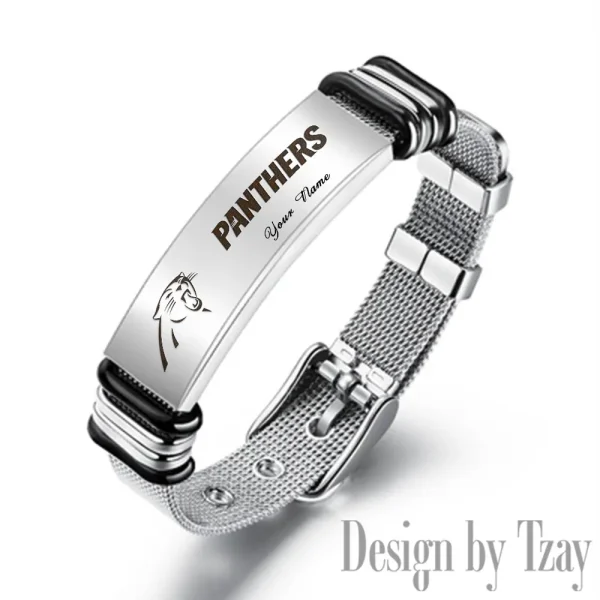 Carolina Panthers Bracelet Perfect Gift For Fans SPTSBRACELET069 - Image 2