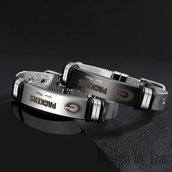 Green Bay Packers Bracelet Perfect Gift For Fans SPTSBRACELET076 - Image 2