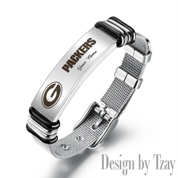 Green Bay Packers Bracelet Perfect Gift For Fans SPTSBRACELET076 - Image 3