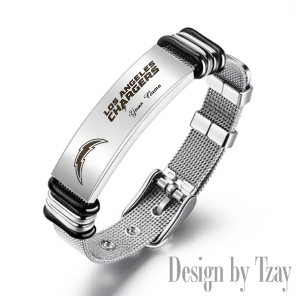 Los Angeles Chargers Bracelet Perfect Gift For Fans SPTSBRACELET082 - Image 3
