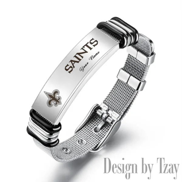 New Orleans Saints Bracelet Perfect Gift For Fans SPTSBRACELET087 - Image 3