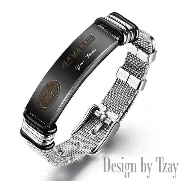 San Francisco 49ers Bracelet Perfect Gift For Fans SPTSBRACELET092 - Image 2