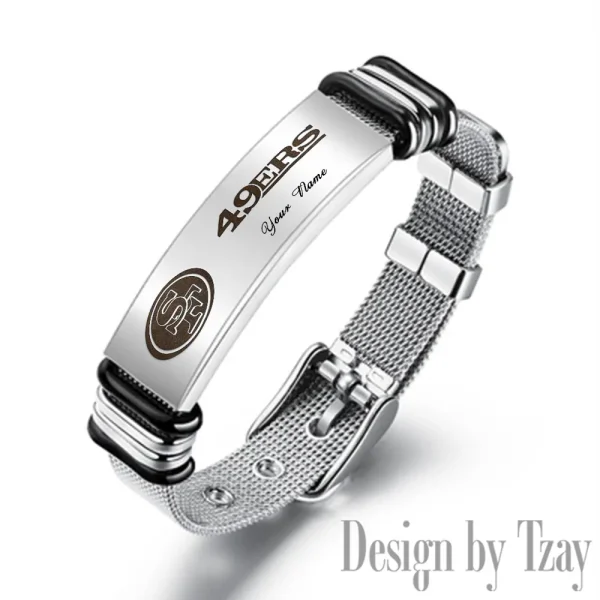 San Francisco 49ers Bracelet Perfect Gift For Fans SPTSBRACELET092 - Image 3
