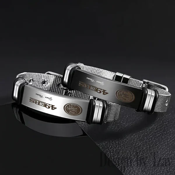 San Francisco 49ers Bracelet Perfect Gift For Fans SPTSBRACELET092 - Image 4
