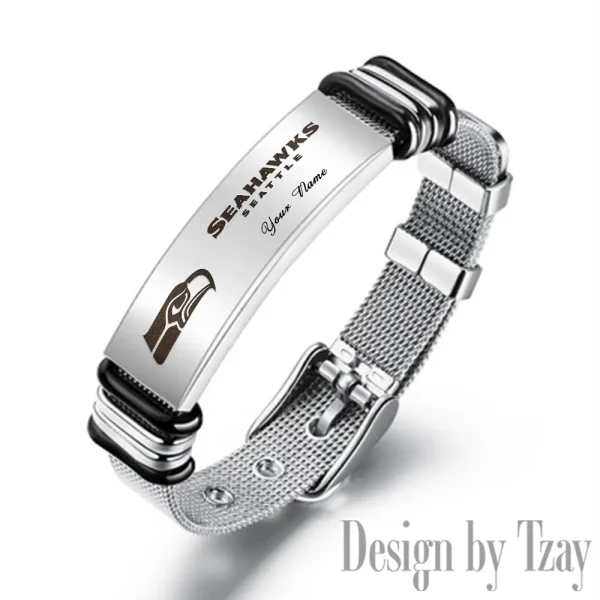 Seattle Seahawks Bracelet Perfect Gift For Fans SPTSBRACELET093 - Image 4