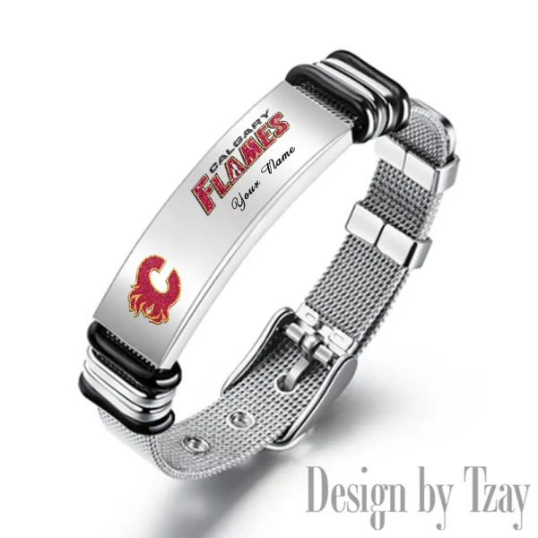 Calgary Flames NHL Bracelet Perfect Gift For Fans SPTSBRACELET100 - Image 3