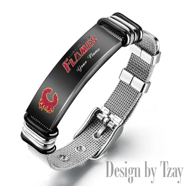 Calgary Flames NHL Bracelet Perfect Gift For Fans SPTSBRACELET100 - Image 4