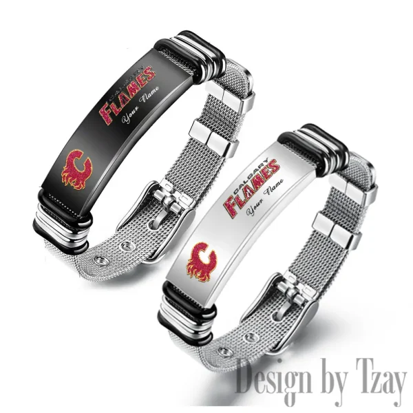 Calgary Flames NHL Bracelet Perfect Gift For Fans SPTSBRACELET100