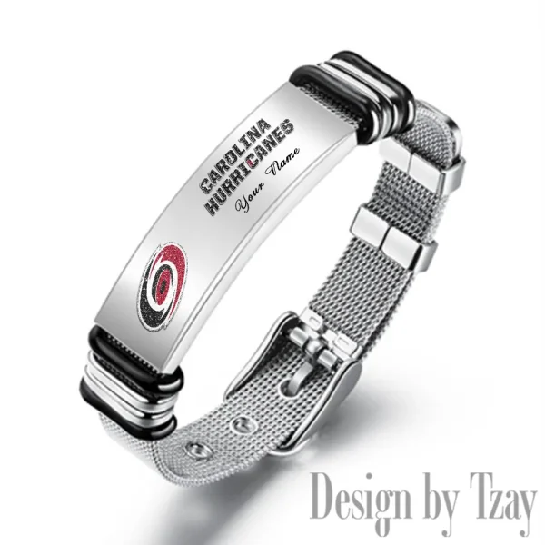 Carolina Hurricanes  NHL Bracelet Perfect Gift For Fans SPTSBRACELET101 - Image 3