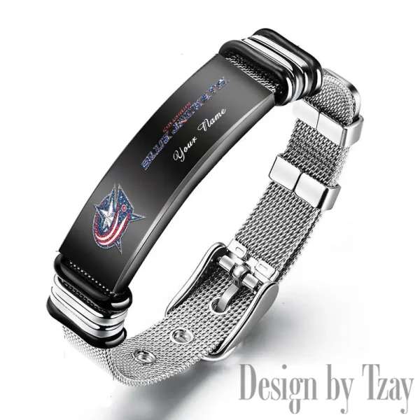 Columbus Blue Jackets NHL Bracelet Perfect Gift For Fans SPTSBRACELET104 - Image 2